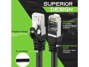HAING HI-LCC11-0.5M Cat 6 26 AWG 10/100/1000 10 Gbps Ethernet Cable 0.5M