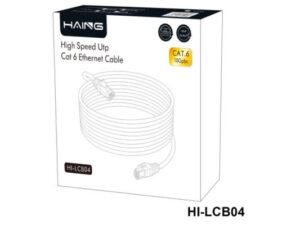 HAING HI-LCB04-15M Cat 6 26 AWG 10/100/1000 10 Gbps Ethernet Cable 15M