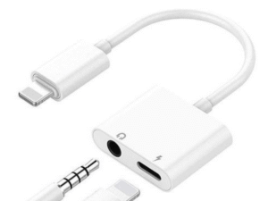 2 in 1 Lightning to 3.5mm Adapter for iPhone