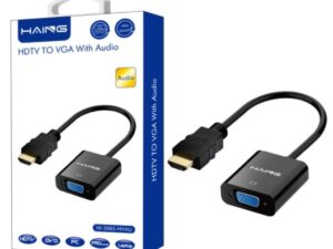 HAING High Quality HDMI to VGA with Audio Adapter