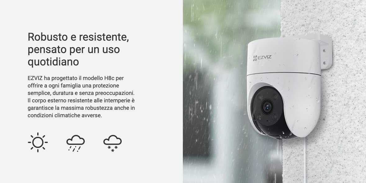 EZVIZ H8c Pro 4-MP Pan & Tilt Wi-Fi Camera - الصورة 3