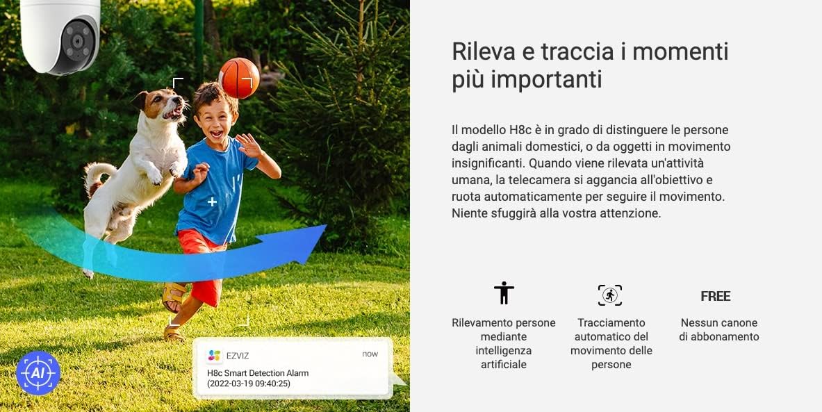 EZVIZ H8c Pro 4-MP Pan & Tilt Wi-Fi Camera - الصورة 6