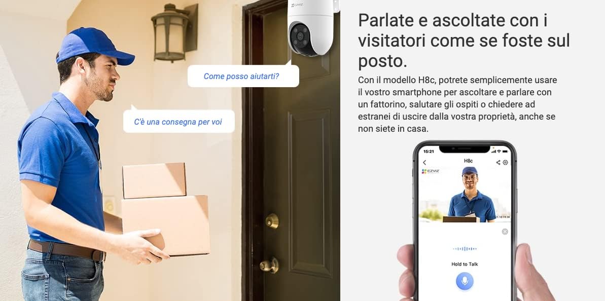 EZVIZ H8c Pro 4-MP Pan & Tilt Wi-Fi Camera - الصورة 7
