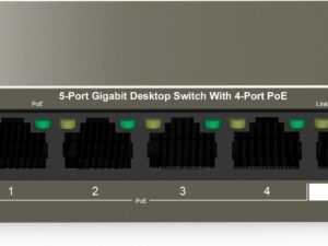 Tenda TEG1105P-4-63W SWITCH WITH 4-PORT POE