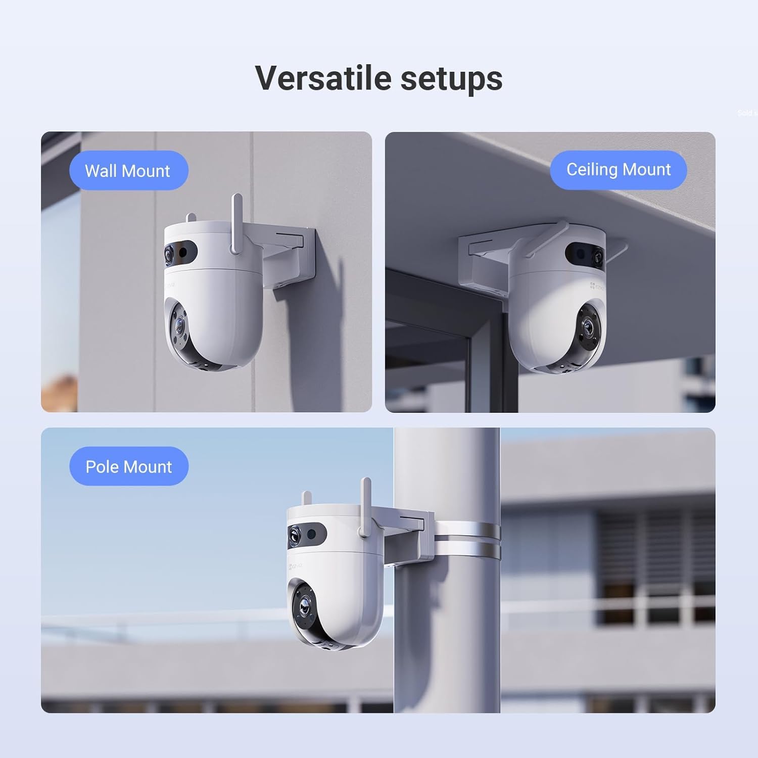 EZVIZ H9c Dual 5MP & 5MP Dual-Lens Pan & Tilt Wi-Fi Camera - الصورة 5