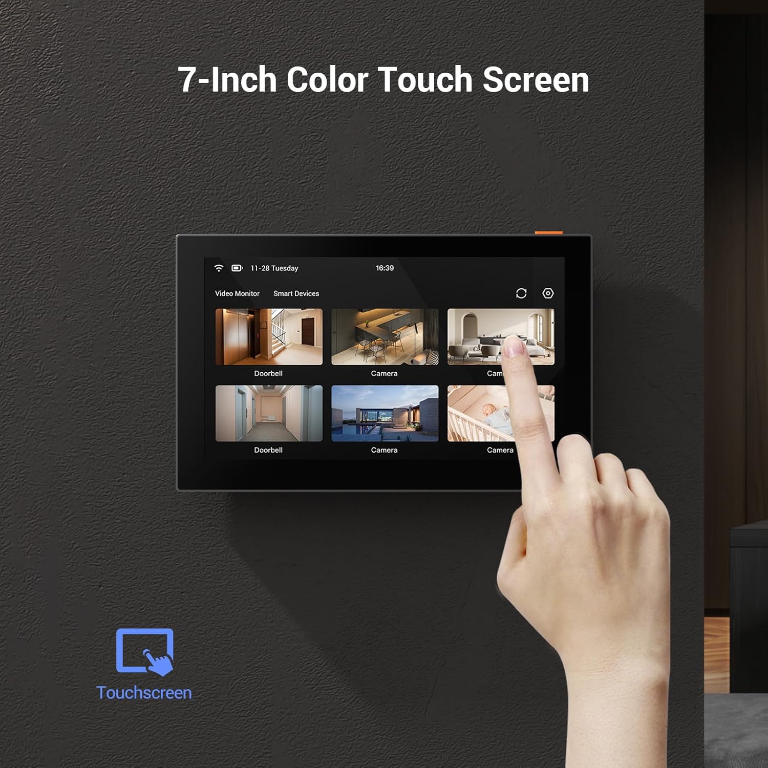 EZVIZ SD7 Wireless Touch 7-Inch Screen - الصورة 8