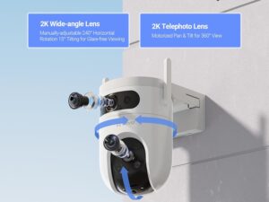 EZVIZ H9c Dual 5MP & 5MP Dual-Lens Pan & Tilt Wi-Fi Camera
