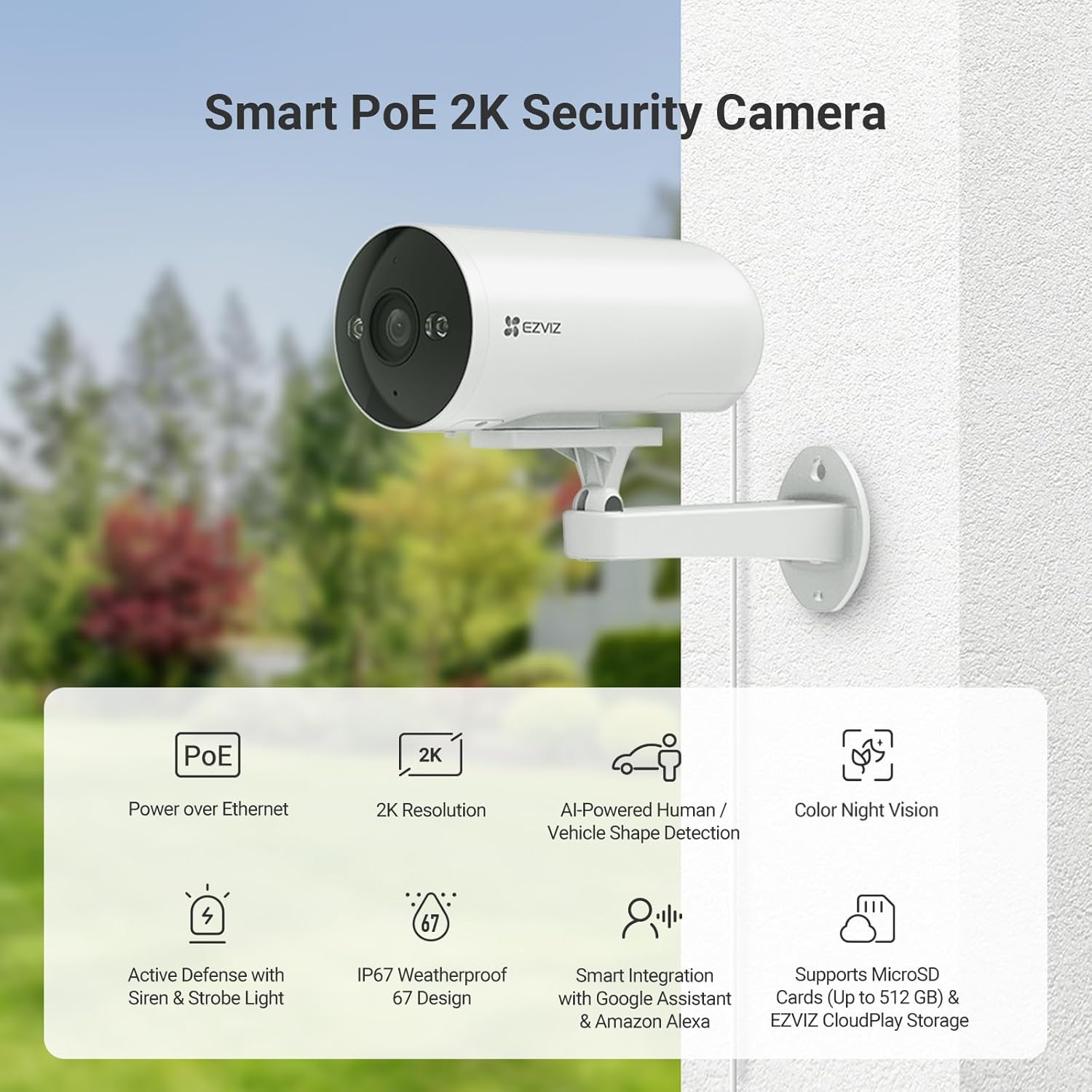 EZVIZ H5 2K (4G) PoE Outdoor Surveillance Camera - الصورة 5