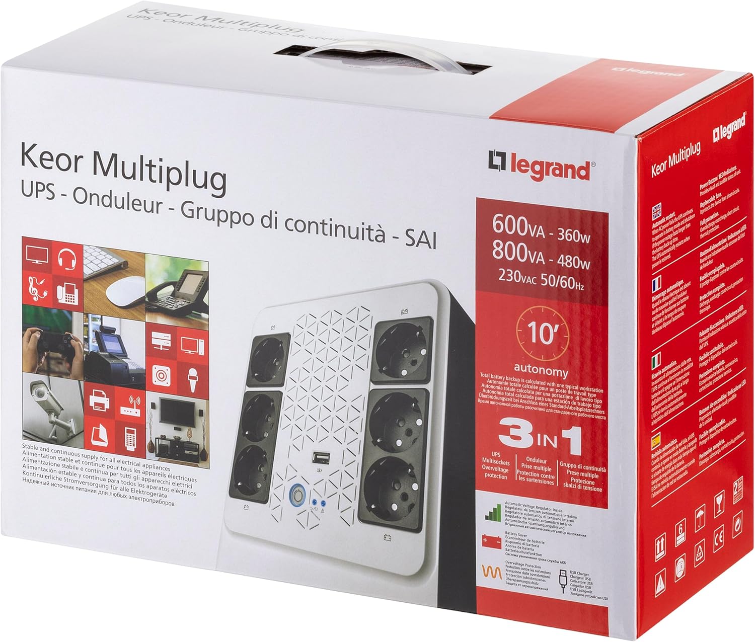 Legrand Keor Multiplug UPS 600VA - الصورة 6