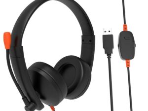 Meetion HP003U USB Telephony Headset with Microphone & Volume Control