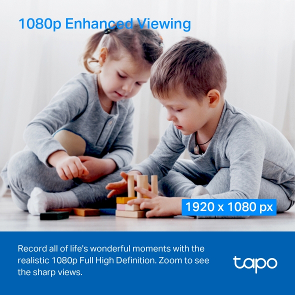 Tapo 2MP Pan/Tilt Home Security Wi-Fi Camera Tapo C200 - الصورة 2