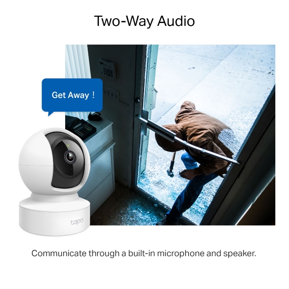 Tapo 2K Pan/Tilt Home Security Wi-Fi Camera Tapo C212 - الصورة 5