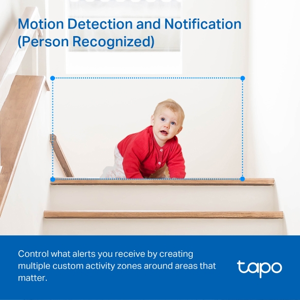 Tapo 2MP Pan/Tilt Home Security Wi-Fi Camera Tapo C200 - الصورة 5