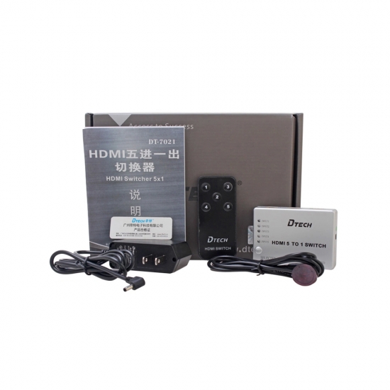 DTECH dt-7021 5 إلى 1 HDMI التبديل - الصورة 2