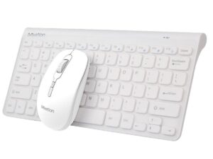 Meetion MINI4000 2.4GHz Wireless Mouse & Keyboard Combo -White