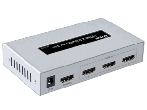 DTECH 3x1 HDMI Switcher 4K HD 3Port 3 In 1 Out Switch HDMI with Remote Control Video Switcher for Home Theater
