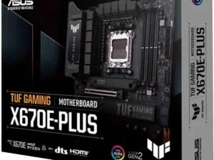 ASUS TUF Gaming X670E-PLUS DDR5 AM5 Ryzen 7000 PCIe? 5.0 4x M.2 Slots 2.5 Gb LAN USB 4 Aura RGB Lighting)