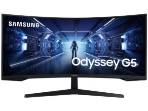 SAMSUNG 34" Odyssey G5 2K Ultra-Wide HDR 165hz 1ms 1000R Curved Ultra Wide AMD FreeSync Premium