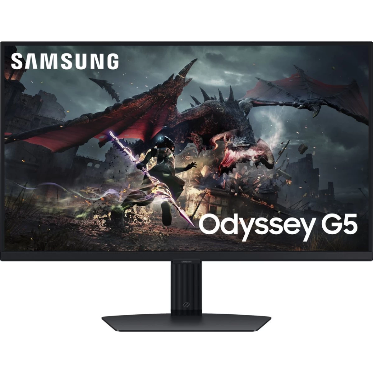SAMSUNG NEW 27" Odyssey G5 (G50D) IPS 2K HDR400 180hz 1ms AMD FreeSync w/ Adjustable Stand - Black