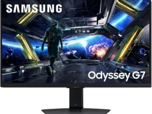 SAMSUNG 27? Odyssey G7 SMART G70D Series UHD 4K IPS 144Hz 1ms HDR10 HDMI 2.1 G-Sync & FreeSync w/ Ajdustable Stand & Speakers