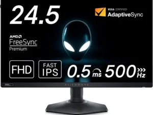 Dell Alienware AW2524HF 25" Full HD Fast IPS 500Hz (OC) 0.5 ms 1.07 Billion Colors 100% sRGB 95% DCI-P3 Adaptive-Sync 1x HDMI 2x DP & USB Hub