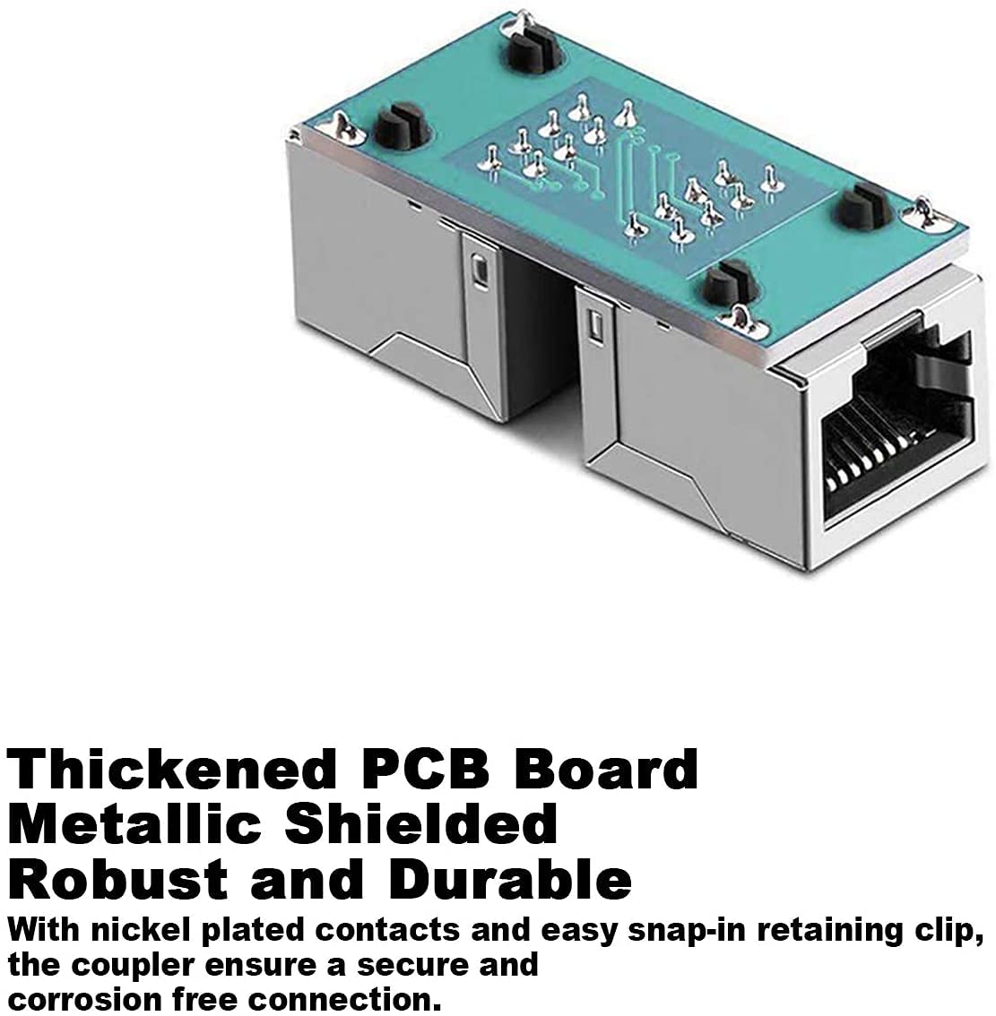 RJ-45 Connector Female To Female- Quality B2B - الصورة 9
