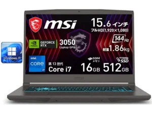 MSI NEW Thin B13UC Gaming (2023) 13Gen Intel Core i7 10-Cores w/ Nvidia RTX 3050 4GB & 144Hz Display w/ Windows 11 Pre-Installed - Grey