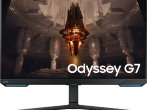 SAMSUNG 28? Odyssey G7 SMART G70B Series 4K IPS 144Hz 1ms HDR 400 HDMI 2.1 G-Sync & FreeSync w/ Ajdustable Stand & Speakers