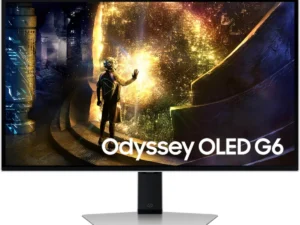 SAMSUNG Odyssey G6 (G61SD) 27" OLED 2K QHD 240hz 0.03ms HDR10 G-Sync compatible Anti-Glare Sleek Metal HDMI 2.1 w/ Adjustable Stand