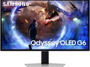 SAMSUNG Odyssey G6 (G60SD) 27" OLED 2K QHD 360hz 0.03ms HDR10+ AMD FreeSync Anti-Glare Sleek Metal HDMI 2.1 w/ Adjustable Stand