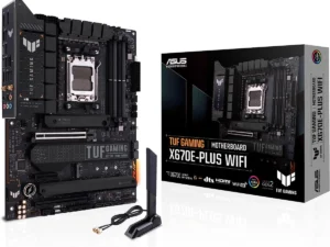 ASUS TUF Gaming X670E-PLUS WiFi 6E DDR5 AM5 Ryzen 7000 PCIe? 5.0 4x M.2 Slots 2.5 Gb LAN USB 4 Aura RGB Lighting)