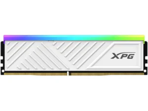 ADATA XPG SPECTRIX D35G 8GB RGB DDR4 Desktop Memory, 3600 MHz Clock Speed, CL18 Latency, Supports Intel XMP 2.0, 1.35V, RoHS Compliant, White