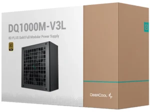 DeepCool DQ1000M-V3L 1000W 80+ Gold Full Modular Japanese Capacitors Power Supply - Black