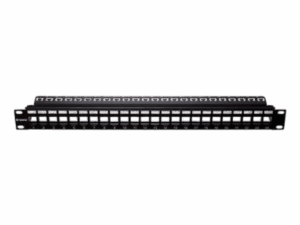 MARSRIVA MR-ND0024 24 Port Unloaded Patch Panel for UTP CAT 6A1U