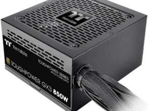 Thermaltake Toughpower GX3 Non-Modular 850W Power 80+Gold 120mm Fluid Dynamic Bearing Fan PCIe Gen 5.0 Ready -  Black
