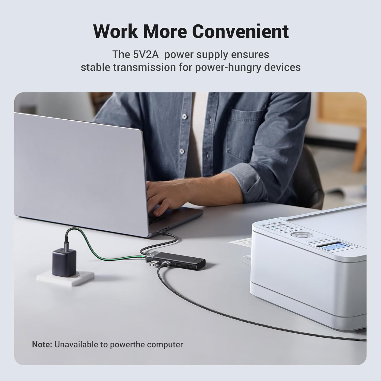 UGREEN USB 3.2 GEN 1 4 Ports HUB CM219 (15548) - الصورة 7