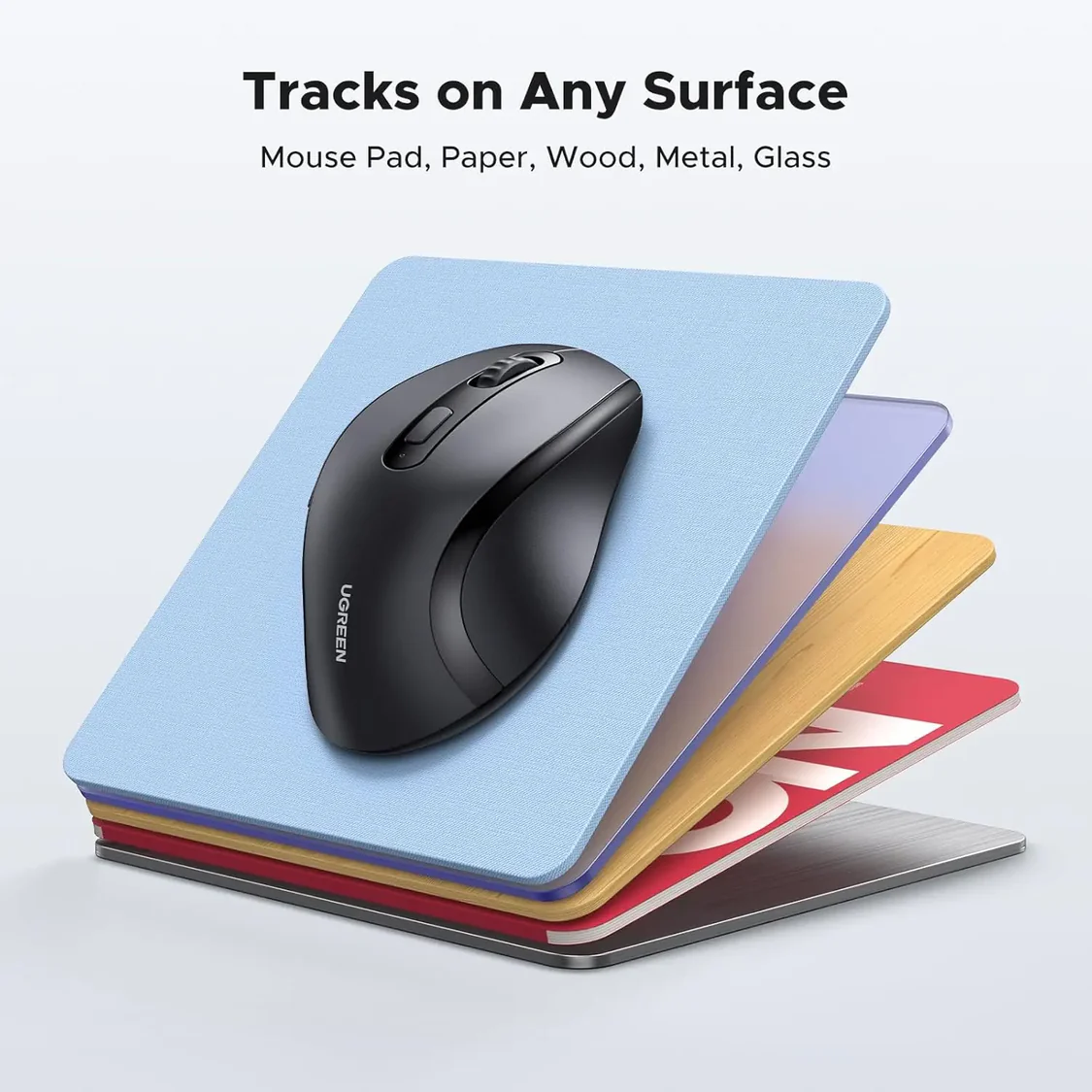 New UGREEN Wireless Ergonomic Mouse M511 (45012) - الصورة 8