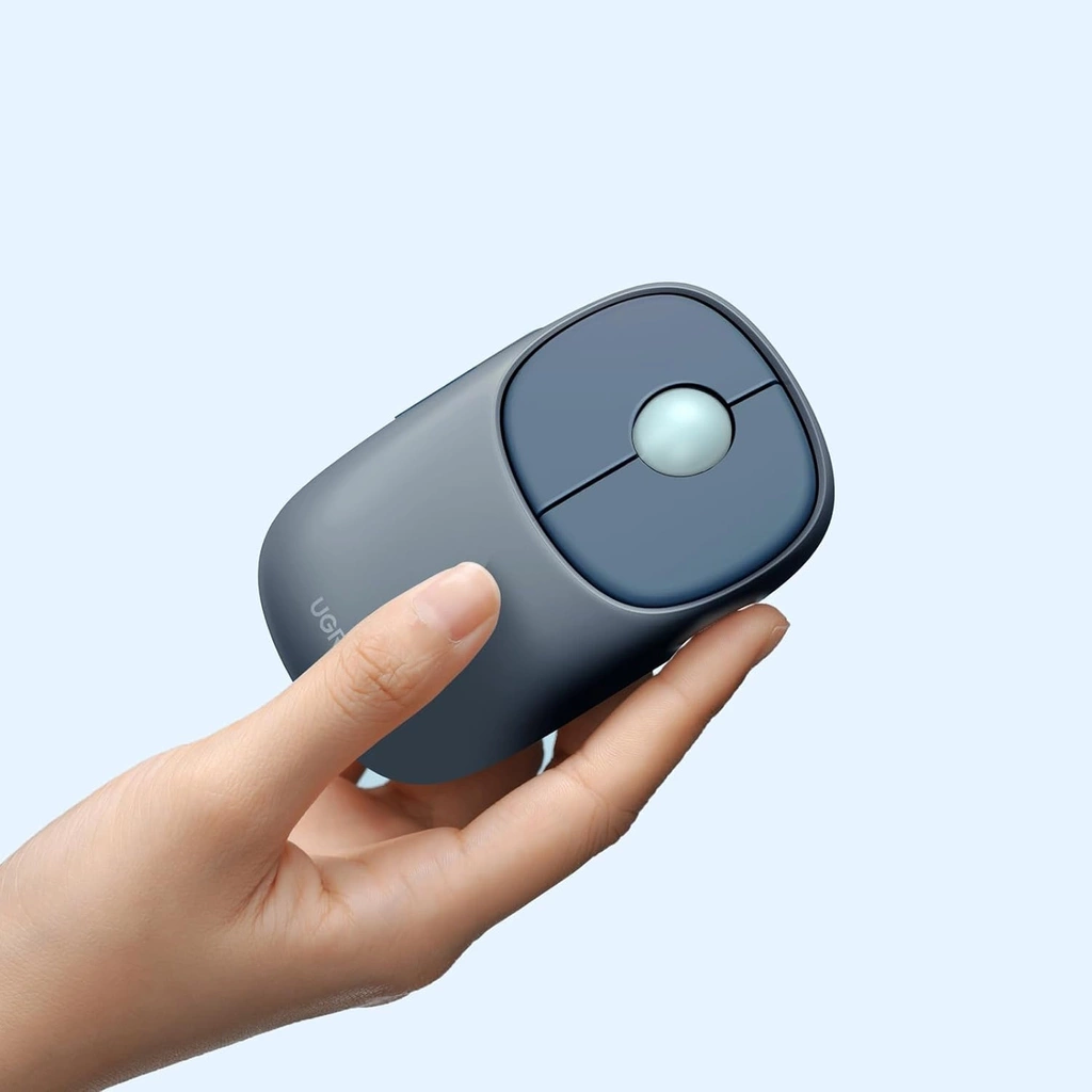 FUN+ Wireless Mouse 2.4 & BLT Black simultaneously connect 3 devices (one 2.4G, two BT) MU102 (90538) - الصورة 4
