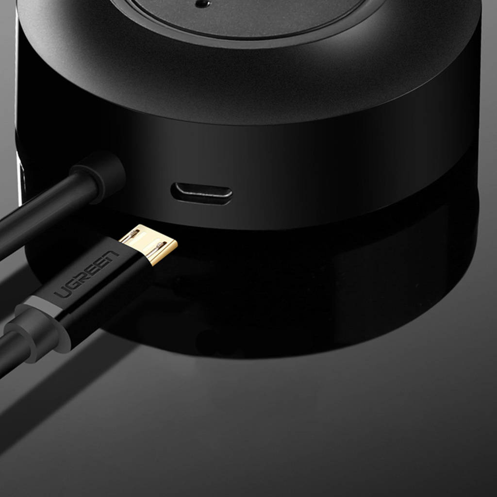 UGREEN USB 2.0 Hub 4 Ports With Micro USB Power Port 1m (Black) CR106 (20277) - الصورة 7
