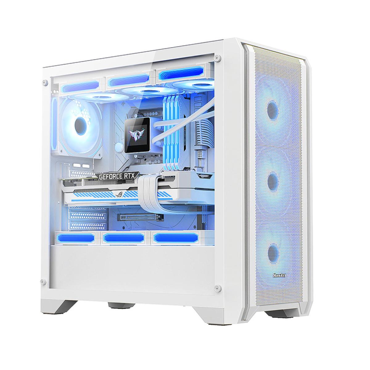 Huntkey GX750A Gaming Case With 3 Fans -White