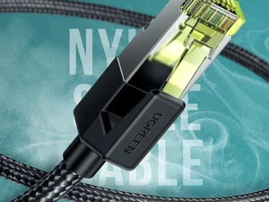 New 15m UGREEN Cat 7 Pure Copper Ethernet Cable Braided (Black) NW150 (10643)