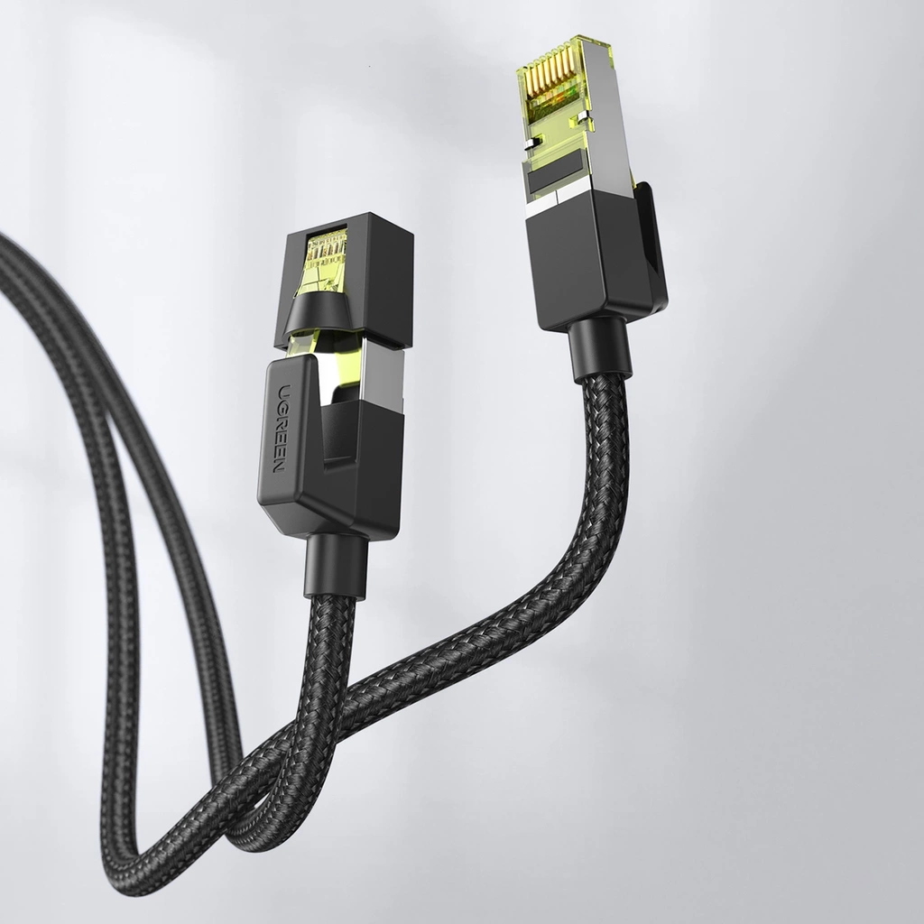 UGREEN 20m Cat 7 Ethernet Cable Braided Pure Copper (Black) NW150 (30793) - الصورة 9
