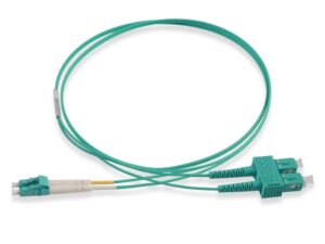 Shneider Fibre optic patch cord, Actassi, OM3, SC-LC, duplex, LSZH, 1 m
