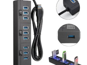 10 Port USB 2.0 Hub Power Adapter