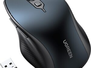 UGREEN Ergonomic Wireless & BLT Mouse (Black) MU101 (15807)