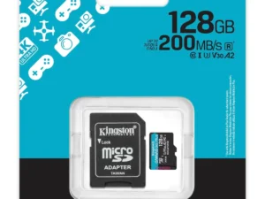 Kingston 128GB microSDXC Canvas Go Plus 200MB/s Read UHS-I C10 U3, V30 Memory Card