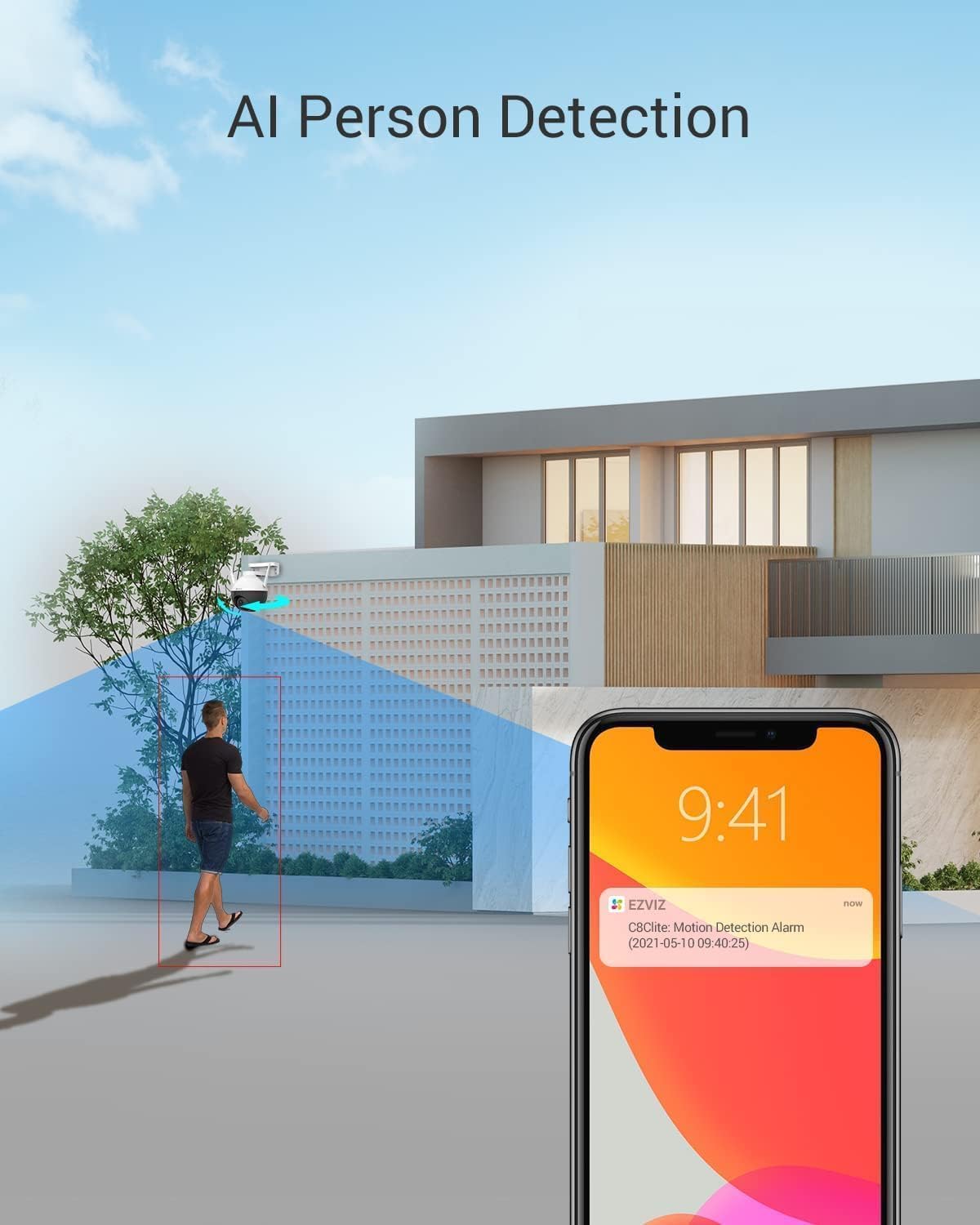 EZVIZ CS-CC8C 2MP EZVIZ 360° WIFI Camera - الصورة 5