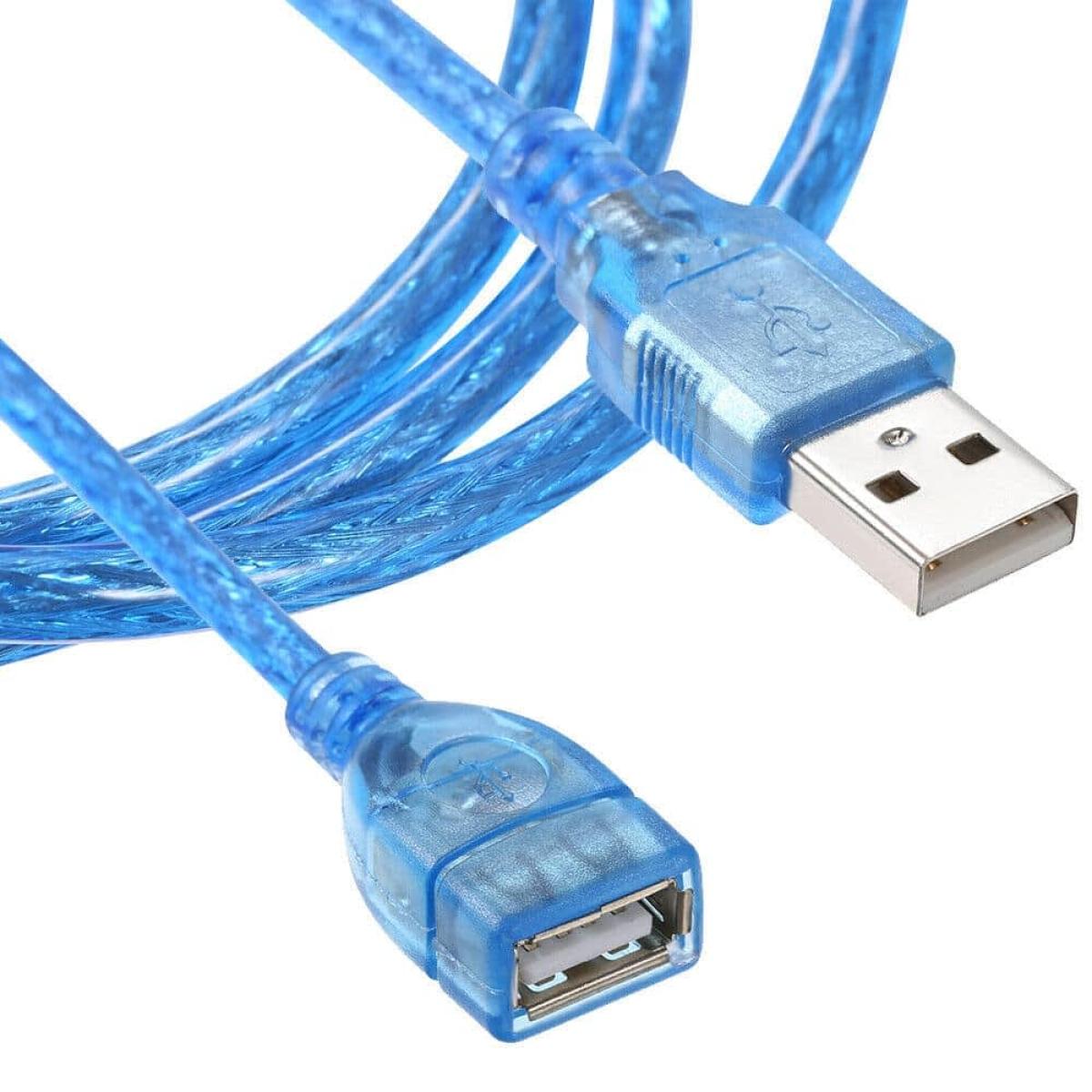 HoneyCom 1.5M USB 2.0 Extension Cable Male to Female - الصورة 2