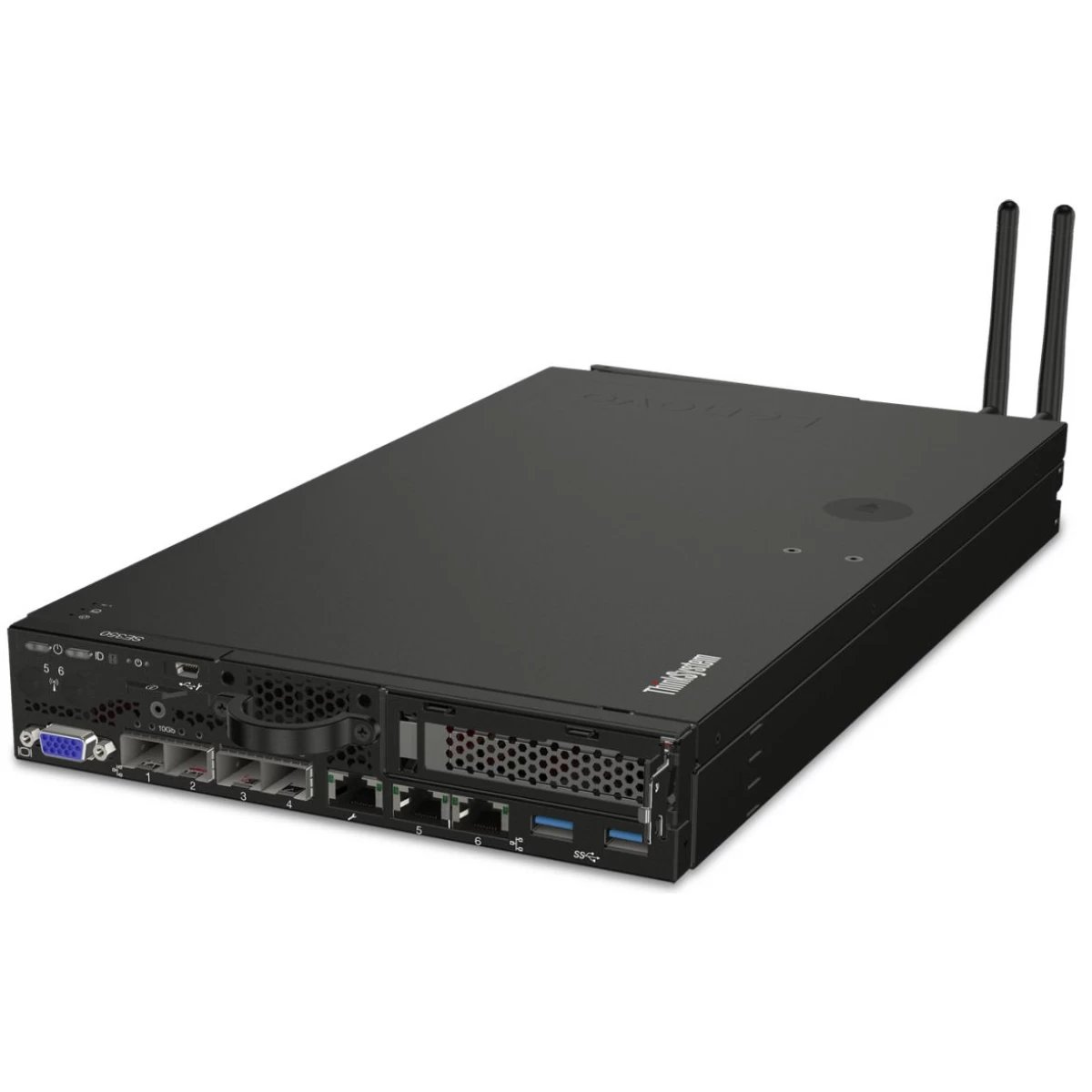 Lenovo ThinkSystem SE350 Edge Rugged & Flexible Server Intel Xeon D-2143IT up to 3.0GHz 8-Cores w/ 64GB Memory & 3x 480GB Industrial SSD