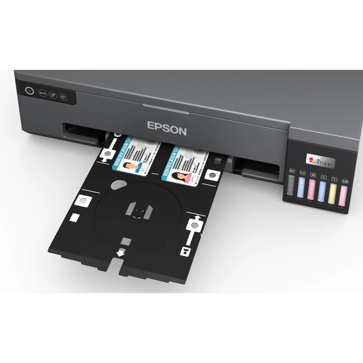 EPSON EcoTank L18050 Ink Printer, 6 Color Dye Based Inks, A3+ Borderless Photo Printing, Print Speed Appx 27 sec* (4R) / 65 sec* (A4), CD/DVD/PVC/ID Card Printing, WiFi Direct, Black - الصورة 2